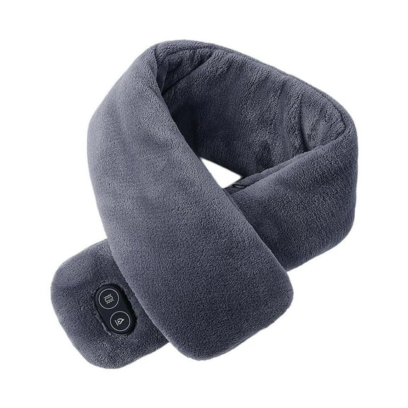 USB Powered Heating Scarf Skin Friendly Vibration Massage Heated Neck Wrap