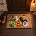 thumbnail image 4 of Deeceymbur Ghost Pumpkin Shaped Bath Mat Halloween Fall Thanksgiving Absorbent Soft Non Slide Entryway Floor Rug, 4 of 7