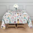 thumbnail image 3 of Fantasy Princess Pattern Square Tablecloth,Waterproof Square Table Cover,Wipeable Spillproof Washable Table Cover for Home Kitchen Party Decor 42"X42"(107x107cm), 3 of 6