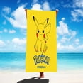thumbnail image 2 of Pokemon towel 75*150CM Pikachu yellow, 2 of 2