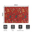 thumbnail image 5 of Red Christmas Gingerbread Man Pattern Door Rugs,Washable Non Slip Door Mats Indoor,Decorative Door Mats,Entry Mat Indoor for Entrance,Bedroom,Kitchen,Bathroom,16"x24", 5 of 6