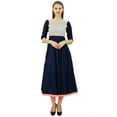 thumbnail image 2 of Bimba Women Designer Flared Anarkali Dress Cotton Kurta Chic Custom Kurti Long Tunic, 2 of 5