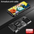 thumbnail image 3 of Funda QWYJ Samsung Galaxy A12 5G Negro Armadura Doble Capa con Soporte Integrado y Clip de Cinturón, 3 of 6