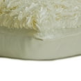 thumbnail image 2 of The HomeCentric Throw Pillow Cover, Ivory Shams, Textured Ribbon Pillow Shams, Pack of 2, 24x24 inch (60x60 cm) Pillow Sham, Square Silk Pillow Shams, Pillow Shams, Solid Color - Thats Satin Ribbon, 2 of 3