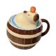 thumbnail image 5 of Taza de café Capybara cerámica Boca ancha Dibujos animados para leche Café Latte, 5 of 9