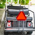 thumbnail image 2 of T&R Metal Slow Moving Vehicle Sign, Safety Triangle Sign - 2 Pack - 14 x16 Inches - Reflective, UV Protected, Waterproof, Weatherproof and Fade Resis, 2 of 6