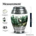 thumbnail image 2 of KARYLIZ Deer Urn - Cremation Urn - Funeral Urn For Adult Ashes Men - Urn For Human Ashes Adult Man - Small Urn For Ashes For Women - Keepsakes For Ashes Of Loved Ones - Decorative Urn(10" & 3", 5Pc), 2 of 2
