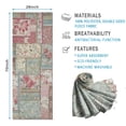 thumbnail image 2 of Pioneer Flower Floral Print Pattern Hot Yoga Mat Towel Non Slip for Hot Yoga - Quick-Drying Yoga Mat Cover with 4 Corner Pockets with Travel Bag - Hot Yoga Towel Non Slip 74"x26", 2 of 6