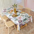 thumbnail image 3 of Colorful Daisy Flower Floral Pattern Rectangle Tablecloth 60"x120",Waterproof Polyester Rectangle Table Cloth, Wipeable Spillproof Polyester Tablecloth for Dining, Camping, Indoor and Outdoor, 3 of 6