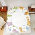 thumbnail image 5 of Feelyou Giraffe Lion Dino Full Size Sheets, Tiger Zebra Wildlife Kid Bed Sheets, 4pcs, 5 of 7