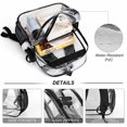 thumbnail image 7 of The Cuphead Show Clear Backpack Heavy Duty Transparent Bag See Through Bookbag for School, Work, Sport, College, Travel, 7 of 7