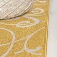 thumbnail image 5 of JONATHAN Y TUSCAN SUN 5 x 8 Area Rug, Maribel Traditional All-Over Scroll - Yellow/Cream, TSN205C-5, 5 of 9