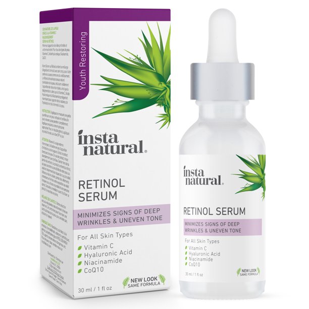 InstaNatural Retinol Serum, Anti Aging Face Serum for Dark Spots