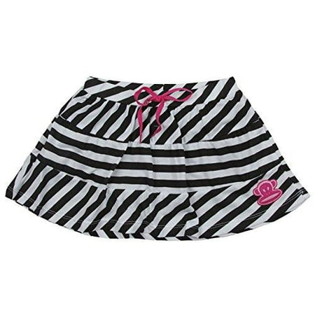 Paul Frank Babies - Paul Frank Youth Girls Kids Julius Stripe Elastic Drawstring Skater Skirt Skort