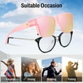 thumbnail image 6 of FEISEDY Polarized Sunglasses Fit Over Glasses Women, Fit over Glasses Sunglasses for Driving UV400 Protection B0250, 6 of 9
