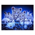 thumbnail image 2 of Animal redondo diamante pintura bordado DIY costura punto de cruz conjunto Likrtyny decoración de arte, 2 of 8