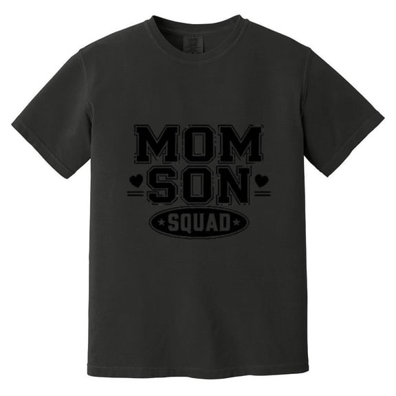 Mommy Son Squad Mothers Day Matching Family Bond Mother Child Team Love Comfort Color T-Shirt, Unisex, up to size 4XL