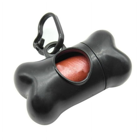 Waste Bag Pet Dog Poo Garbage Clean Carrier Holder Bone Shape Mini Dispenser Box