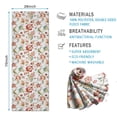 thumbnail image 2 of Pioneer Flower Floral Print Pattern Hot Yoga Mat Towel Non Slip for Hot Yoga - Quick-Drying Yoga Mat Cover with 4 Corner Pockets with Travel Bag - Hot Yoga Towel Non Slip 74"x26", 2 of 6