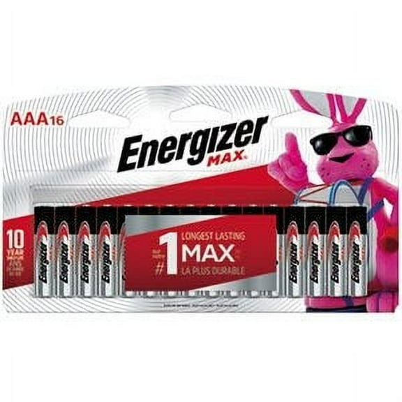 Energizer MAX AAA (Triple A) Alkaline Batteries, 16 Pack 1 Pack