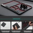 thumbnail image 3 of 4 in 1 Non Slip Phone Pad for Car Anti Slip Mat Universal 362°Dashboard Cell Phone Holder Multifunctional Non-Slip Phone Mat with Temporary Parking Number, 3 of 8