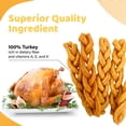 thumbnail image 3 of iPaw Turkey Dog Treats, All Natural Human Grade Dog Treat, Suitable for Training chew, Hypoallergenic, Rawhide Alternative, Easy to digest, Braided Stick, 3 of 7