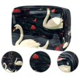 thumbnail image 2 of Swan PVCCosmetic Storage Bag with Zipper - Large Capacity Makeup Organizer and Storage Bag for Ladies and Girls - Printed Design Makeup Bags - Small Toiletry Bag for Men, 2 of 6