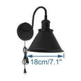 thumbnail image 2 of KAYYELAMP 2-Pack Hook Type Wall Mounted Plant Light for Indoor Growing Full Spectrum 4500K 10W Adjusted Angle & Light Beam Range 15°-60° Black Wall Lamps for Plants Flowers, 2 of 7