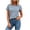 *Dark Blue, variant on VBVC Women's Crew Neck Striped Short Sleeve T-Shirt , Ladies' Casual Basic Summer Tee , Soft Daily Layering Tops For Women,Beige,S-2XL