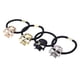 thumbnail image 1 of 4 Uds. Diadema con cabeza de calavera para Halloween, banda para el pelo Punk, anillo para el pelo Vintage, accesorio para el cabello con esqueleto de Metal, 1 of 6