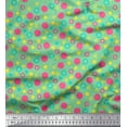 thumbnail image 1 of Soimoi Cotton Voile Fabric Circle,Dot & Triangle Geometric Print Fabric by Yard 42 Inch Wide, 1 of 3
