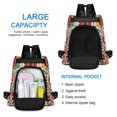thumbnail image 6 of FORMRS Women's Travel Backpack Purse Anti-Theft Hidden Pockets Casual Shoulder Bag, Colorful Flowers, 6 of 7