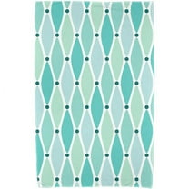 Simply Daisy 30" x 60" Wavy Geometric Print Beach Towel