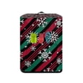 thumbnail image 7 of ZUXONGSY Christmas Snowflakes Streaks Air Fryer Cover Dust Cover Small Appliance Covers Protector with Top Handle And Pockets Oil-proof Protective Cover Red And Green Washable Xmas Decor, 7 of 7