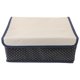thumbnail image 1 of Caja de almacenamiento de ropa interior con compartimentos, organizador plegable con tapa, soporte para calcetines, 1 of 6