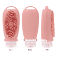 thumbnail image 4 of Silicone Travel Refillable Bottle Cleansing Brush Portable Shampoo Bottles Lotion Cosmetics Container Trip F, 4 of 7