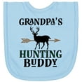 thumbnail image 2 of Inktastic Bow Hunter Grandpa Hunting Buddy Newborn Bib, 2 of 3
