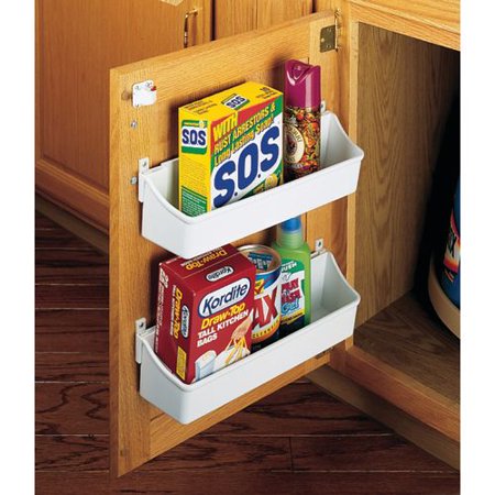 Rev A Shelf 6232 14 11 52 14 Inch Inner Cabinet Door Storage Bins Set Of 2 Brickseek