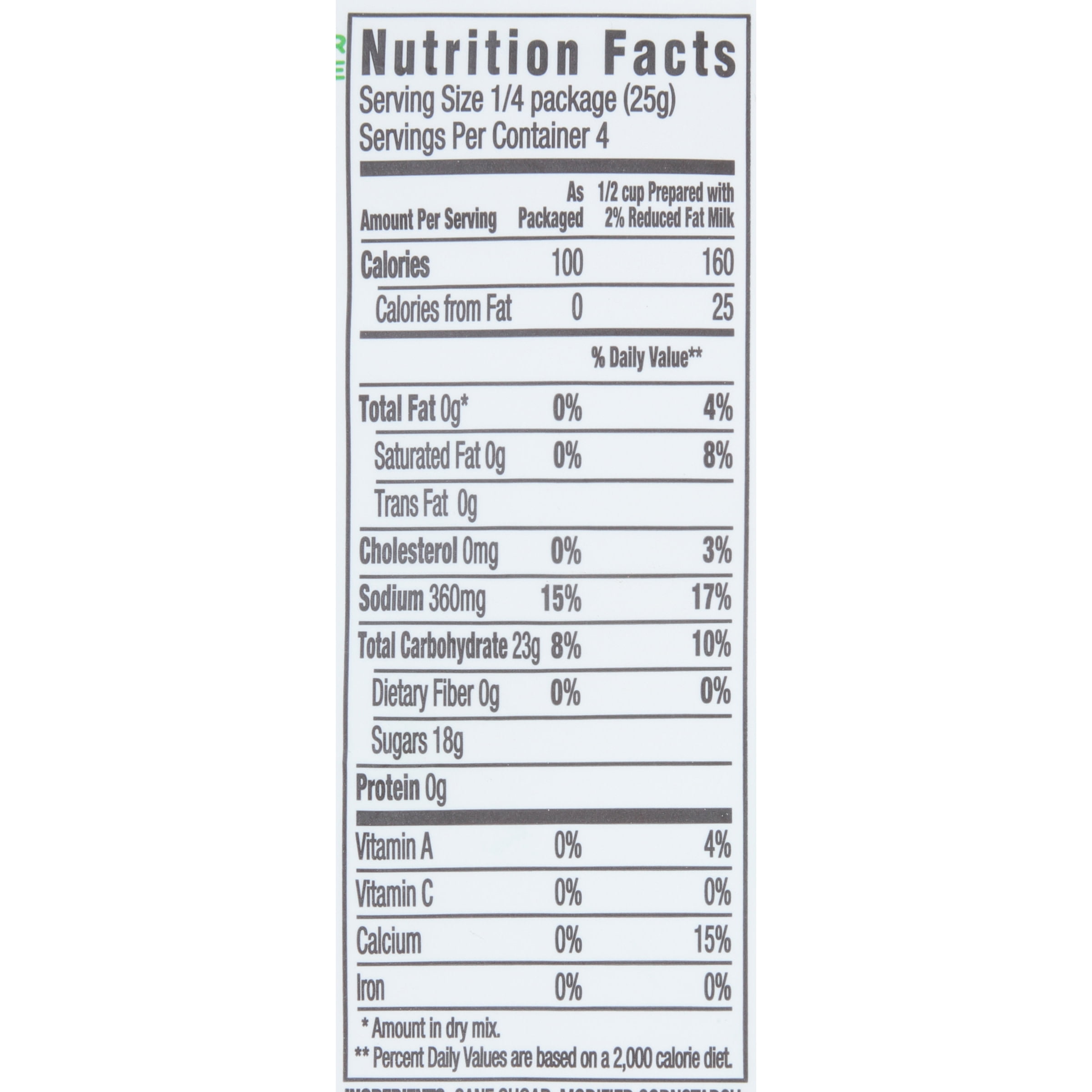 JELL-O Simply Good Vanilla Pudding 3.9 oz Pouch