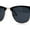 Black Gold - Black, variant on Mens Hipster Classic Half Horn Rim Iconic Sunglasses Black Gold Clear