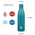 thumbnail image 2 of Botella de agua BJPKPK con aislamiento de acero inoxidable 750 ml Laguna, 2 of 6