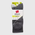 thumbnail image 6 of Hanes Premium Men's 3pk Absolute Active Crew Socks -Charcoal Gray/Gray/Black 6-12, 6 of 6