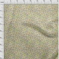 thumbnail image 4 of oneOone Velours Jaune Tissu Floral Rétro Robe Tissu Tissu Imprimé par la Cour 58 Pouces de Large, 4 of 5