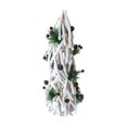 thumbnail image 2 of Fiudx Ofertas relámpago Árbol de Navidad Adorno de árbol de Navidad de madera flocada Decoración de árbol de Navidad Decoración de árbol de Navidad para sala de estar Decoración de árbol de Navidad p, 2 of 6