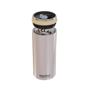 Asobu Multi Can Cooler Insulated Sleeve for Discreet Drinking fits for Slim and Standard 12 ounce and 16 Ounce Hard Seltzer, Soda, Beer or Energy Drink Cans (White)