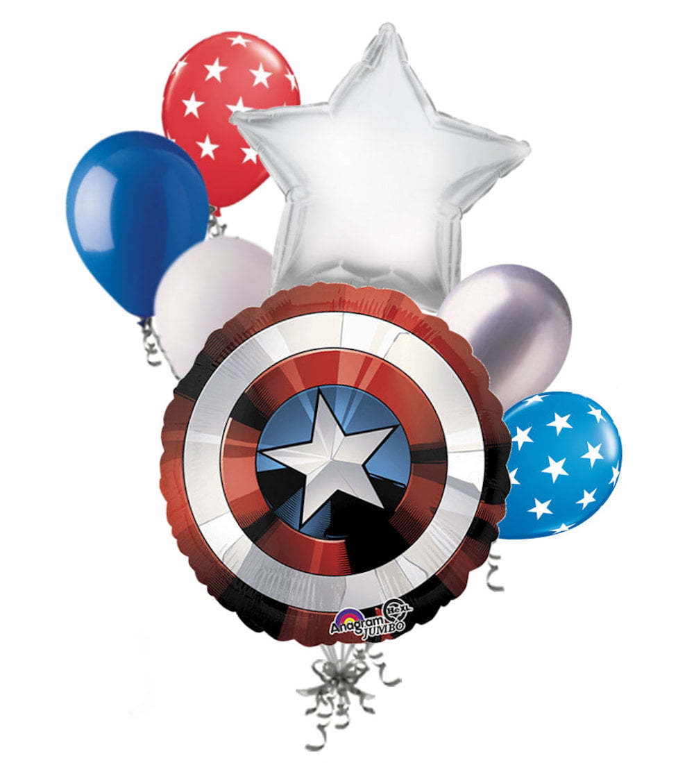 birthday goody bag 40 Captain America Personalize STICKERS for Lollipops 