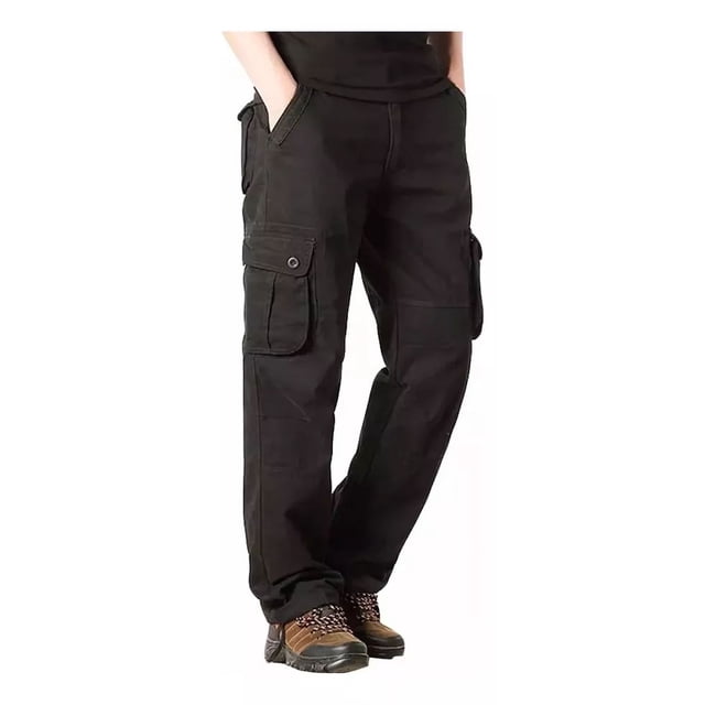 Colorworld Pantalón Cargo De Hombre Con Ocho Bolsillos