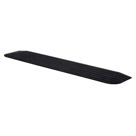 Silver Spring Solid Rubber Threshold Ramp for Wheelchairs, Scooter & More, 05" Rise, Black