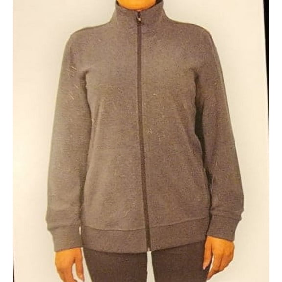 HI-TEC Super Cozy Full Zip Tec Fleece Ladies Jacket (Black, L)