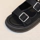 thumbnail image 3 of Sandalias infantiles Sandalias de verano sin deslizamiento SOBRE SOBLES Baby Beach Zapatos (Negro 27), 3 of 9